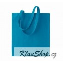 Bavlněná taška bez potisku - Tyrkysová