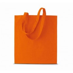 Bavlněná taška bez potisku - Oranžová