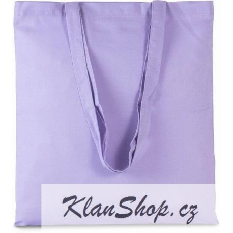 Bavlněná taška bez potisku - Světle fialová