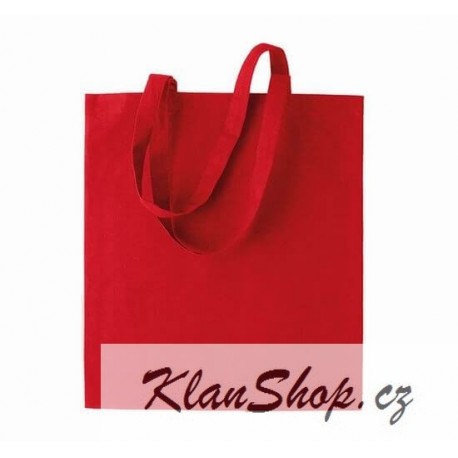Bavlněná taška bez potisku - Červená