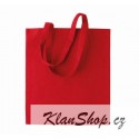 Bavlněná taška bez potisku - Červená