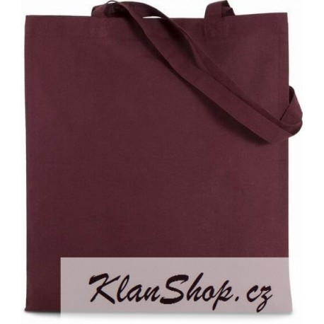 Bavlněná taška bez potisku - Vínová