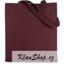 Bavlněná taška bez potisku - Vínová