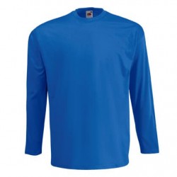Pánské tričko s dlouhým rukávem bez potisku - Modré