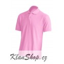 Pánská polokošile bez potisku JHK - Růžová