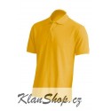 Pánská polokošile bez potisku JHK - Žlutá