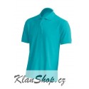 Pánská polokošile bez potisku JHK - Tyrkysová