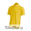 Pánská polokošile bez potisku JHK - Žlutá