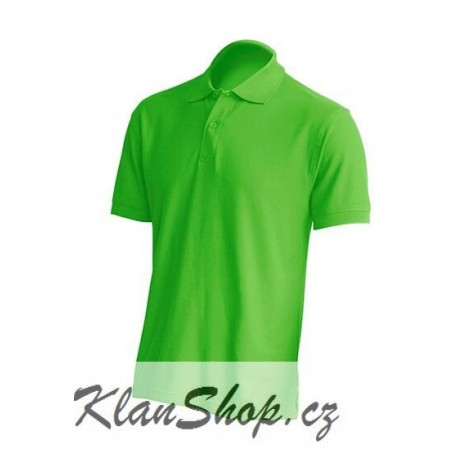 Pánská polokošile bez potisku JHK - Limetková