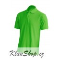 Pánská polokošile bez potisku JHK - Limetková