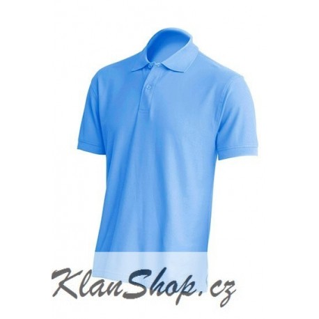 Pánská polokošile bez potisku JHK - Světle modrá