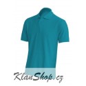 Pánská polokošile bez potisku JHK - Akvamarínová