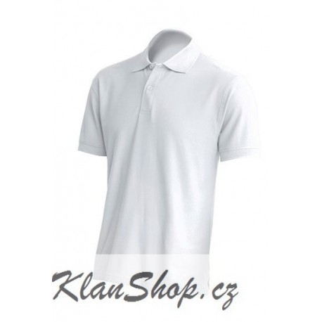 Pánská polokošile bez potisku JHK - Bílá