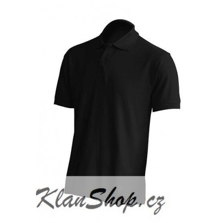 Pánská polokošile bez potisku JHK - Černá