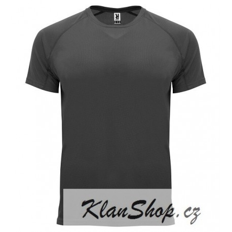 Pánské sportovní tričko bez potisku Roly - Tmavě šedé