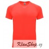 Pánské sportovní tričko bez potisku Roly - Korálové