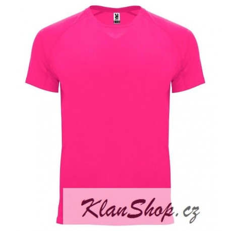 Pánské sportovní tričko bez potisku Roly - Růžové