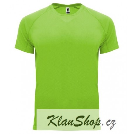 Pánské sportovní tričko bez potisku Roly - Limetkové