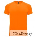 Pánské sportovní tričko bez potisku Roly - Oranžové