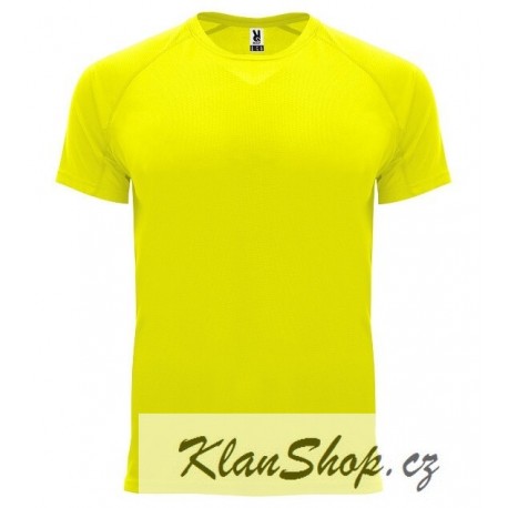 Pánské sportovní tričko bez potisku Roly - Žluté
