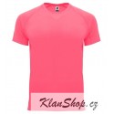 Pánské sportovní tričko bez potisku Roly - Růžové