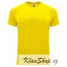 Pánské sportovní tričko bez potisku Roly - Žluté