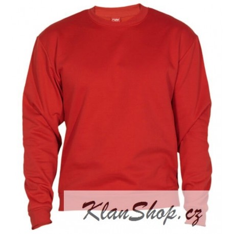 Pánská mikina bez potisku Roly - Červená