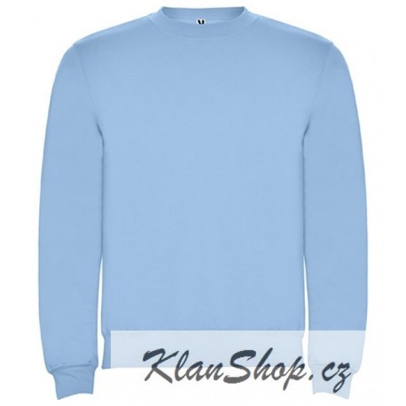 Pánská mikina bez potisku Roly - Světle modrá