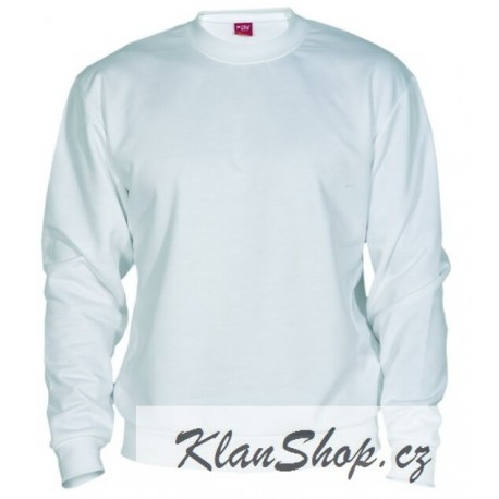 Pánská mikina bez potisku Roly - Bílá