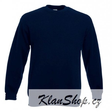Pánská mikina bez potisku - Námořnická modrá