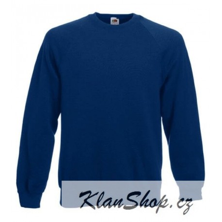 Pánská mikina bez potisku - Tmavě modrá