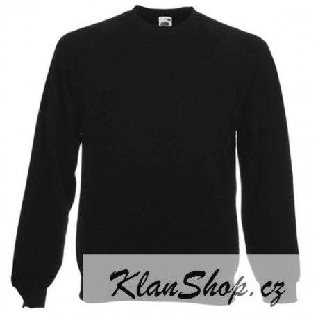 Pánská mikina bez potisku - Černá