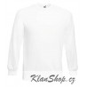 Pánská mikina bez potisku - Bílá