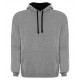 Pánská mikina s kapucí bez potisku - Šedá