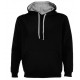 Pánská mikina s kapucí bez potisku - Černá