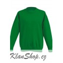 Dětská mikina bez potisku JHK - Zelená