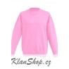 Dětská mikina bez potisku JHK - Růžová