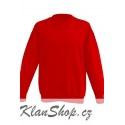 Dětská mikina bez potisku JHK - Červená