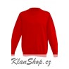 Dětská mikina bez potisku JHK - Červená