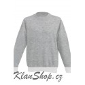 Dětská mikina bez potisku JHK - Šedivá