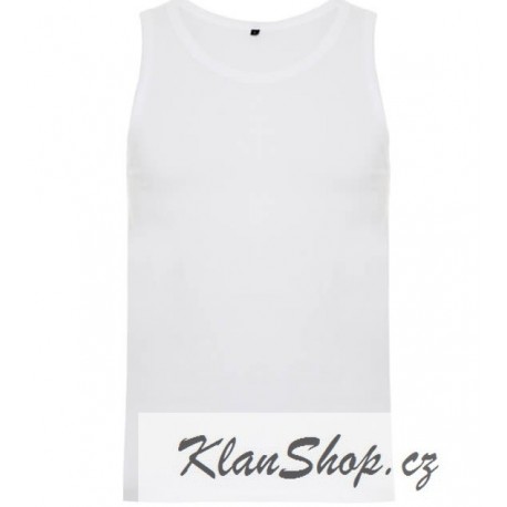 Pánské tílko bez potisku Roly - Bílé