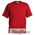 Pánské silnější tričko bez potisku - Červené