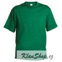 Pánské silnější tričko bez potisku - Zelené
