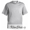 Pánské silnější tričko bez potisku - Šedé