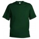 Pánské silnější tričko bez potisku - Tmavě zelené