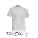Pánské silnější tričko bez potisku - Šedé