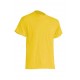 Pánské silnější tričko bez potisku - Žluté