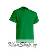 Pánské silnější tričko bez potisku - Zelené