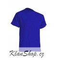 Pánské silnější tričko bez potisku - Modré