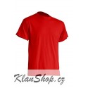 Pánské silnější tričko bez potisku - Červené
